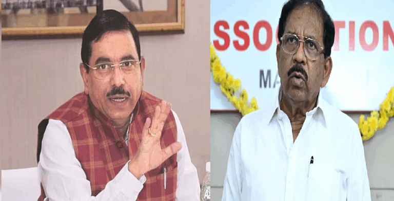 ಪರಂ ವಿರುದ್ದ ಕ್ರಮ ತೆಗೆದುಕೊಳ್ಳಲು ಕಾಂಗ್ರೆಸಿಗರೆ ಪತ್ರ ಬರೆದಿದ್ದಾರೆ: ಹೊಸ ಬಾಂಬ್​ ಸಿಡಿಸಿದ ಜೋಶಿ