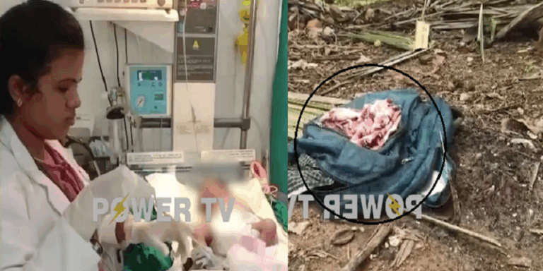 ಜಿಟಿ-ಜಿಟಿ ಮಳೆಯಲ್ಲಿ ನವಜಾತ ಶಿಶುವನ್ನು ರಸ್ತೆಯಲ್ಲಿ ಬಿಟ್ಟು ಹೋದ ಪಾಪಿ ತಾಯಿ