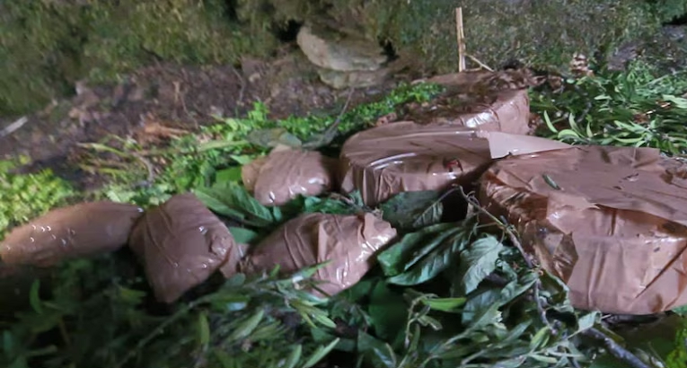 ಉಗ್ರರ ಅಡಗುತಾಣ ಪತ್ತೆ: 5 IED ಬಾಂಬ್​ ಸೇರಿದಂತೆ ಅನೇಕ ವಸ್ತುಗಳು ವಶ