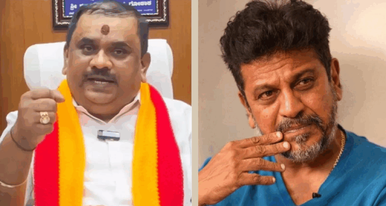 ರಾಜ್​ ಕುಮಾರ್ ಕನ್ನಡವೇ ಸರ್ವಸ್ವ ಅಂತಿದ್ರು, ಆದರೆ ಅವರ ಮಗ..! ಶಿವಣ್ಣ ವಿರುದ್ದ ನಾರಯಣಗೌಡ ಕಿಡಿ