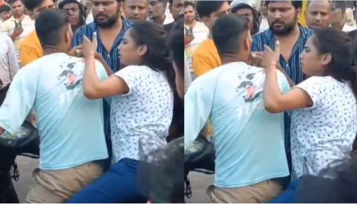 Viral Video: ಪ್ರೇಯಸಿ ಜೊತೆ ನೂಡಲ್ಸ್​ ತಿನ್ನುತ್ತಿದ್ದ ಮಗನಿಗೆ ಚಪ್ಪಲಿಯಲ್ಲಿ ಹೊಡೆದ ಪೋಷಕರು