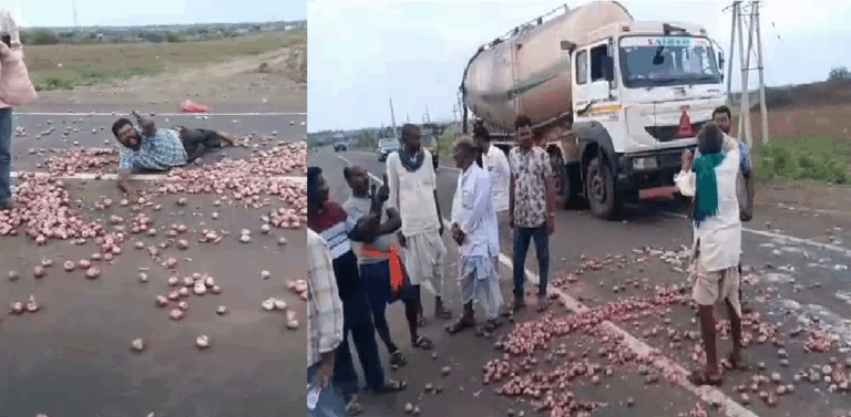 ರೈತರ ಕಣ್ಣೀರಗೆ ಕಾರಣವಾದ ಈರುಳ್ಳಿ; ಬೆಲೆ ಕುಸಿತದಿಂದ ಕಂಗಾಲಾದ ಅನ್ನದಾತ