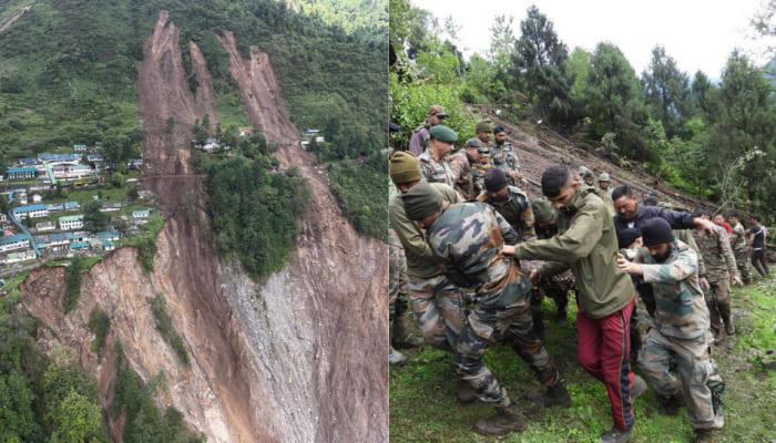 ಭಾರೀ ಮಳೆಗೆ ಸೇನಾ ಶಿಬಿರದ ಮೇಲೆ ಗುಡ್ಡ ಕುಸಿತ; ಮೂವರು ಸಾವು, 6 ಮಂದಿ ಕಣ್ಮರೆ