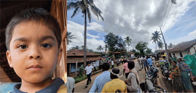 ರಸ್ತೆ ದಾಟುತ್ತಿದ್ದ ಬಾಲಕನ ಮೇಲೆ ಹರಿದ ಲಾರಿ; ಅಜ್ಜಿಯ ಕಣ್ಣೆದುರೆ ಸಾವನ್ನಪ್ಪಿದ ಬಾಲಕ