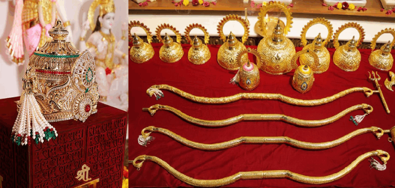 ರಾಮ ಮಂದಿರಕ್ಕೆ ಚಿನ್ನದ ಕಿರೀಟಗಳು ಸೇರಿದಂತೆ ಕೋಟ್ಯಾಂತರ ಮೌಲ್ಯದ ಆಭರಣ ದಾನ ನೀಡಿದ ಉದ್ಯಮಿ