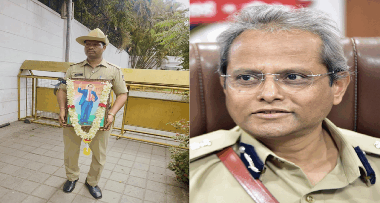 ಪೊಲೀಸ್​ ಕಮಿಷನರ್​ ದಯಾನಂದ ಅಮಾನತು; ಸರ್ಕಾರದ ವಿರುದ್ದ ಹೆಡ್ ಕಾನ್‌ಸ್ಟೇಬಲ್‌ ಪ್ರತಿಭಟನೆ