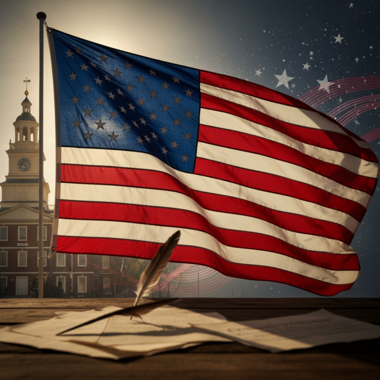 ಅಮೆರಿಕ ಧ್ವಜದಲ್ಲಿ 50 ನಕ್ಷತ್ರಗಳು ಏಕೆ? ಕೆಂಪು-ಬಿಳಿ ಪಟ್ಟಿಗಳ ಹಿಂದಿನ ತರ್ಕವೇನು?