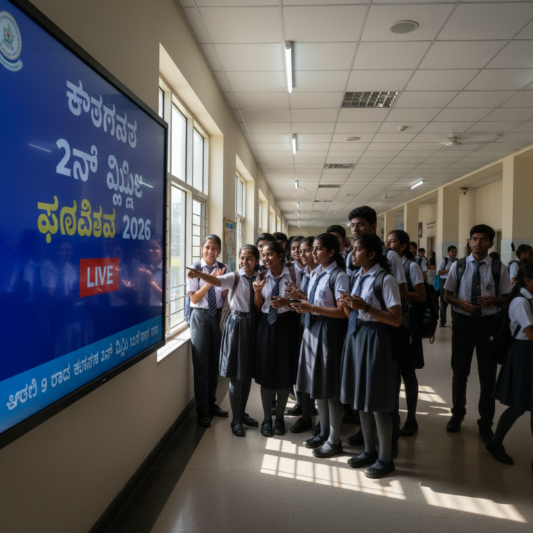 ಕರ್ನಾಟಕ 2ನೇ ಪಿಯುಸಿ ಫಲಿತಾಂಶ 2026 LIVE: ಏಪ್ರಿಲ್ 9 ರಂದು ಕರ್ನಾಟಕ 2ನೇ ಪಿಯುಸಿ 12ನೇ ತರಗತಿ ಫಲಿತಾಂಶ ಪ್ರಕಟ, ನೇರ ಲಿಂಕ್ ಮೂಲಕ ಅಂಕಪಟ್ಟಿ ಪರಿಶೀಲಿಸಿ
