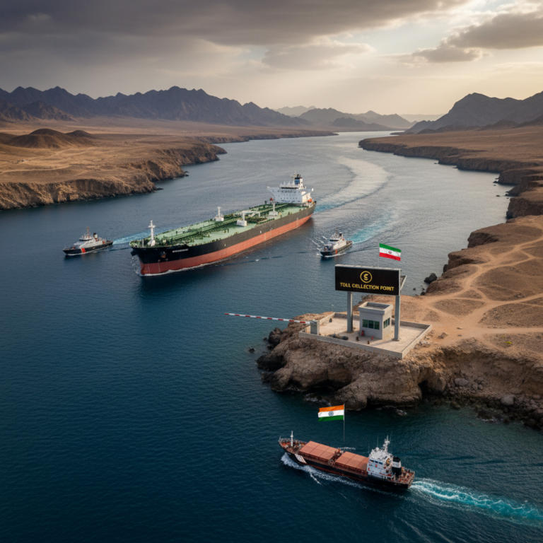 ಹೋರ್ಮುಜ್ ಜಲಸಂಧಿಯಲ್ಲಿ ಸುಂಕ ಸಂಗ್ರಹಕ್ಕೆ ಅನುಮತಿ: ಇರಾನ್-ಒಮಾನ್ ವಾರಕ್ಕೆ ಎಷ್ಟು ಸಂಪಾದಿಸಲಿವೆ? ಭಾರತಕ್ಕೆ ವಿನಾಯಿತಿ ಸಿಗಲಿದೆಯೇ?