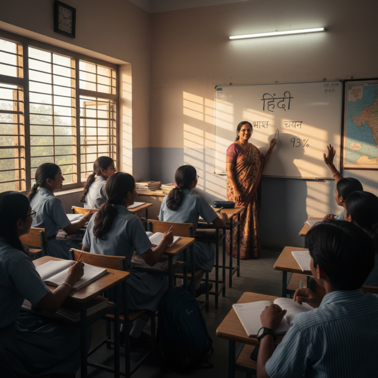 ದಕ್ಷಿಣ vs ಉತ್ತರ ಚರ್ಚೆಯ ನಡುವೆಯೂ ಹಿಂದಿ ಭಾಷೆಗೆ ಮನ್ನಣೆ: ಕರ್ನಾಟಕದಲ್ಲಿ ಶೇ. 93ರಷ್ಟು ವಿದ್ಯಾರ್ಥಿಗಳಿಂದ ಹಿಂದಿ ಆಯ್ಕೆ