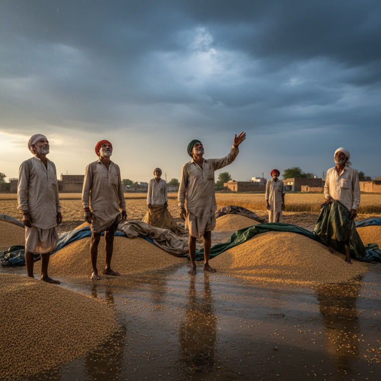 ಕೇಂದ್ರದಿಂದ ಗೋಧಿ ಸಂಗ್ರಹಣಾ ಮಾನದಂಡ ಸಡಿಲಿಕೆ: ರಾಜಸ್ಥಾನದ ಮಳೆ ಪೀಡಿತ ರೈತರಿಗೆ ಭಾರಿ ನೆಮ್ಮದಿ