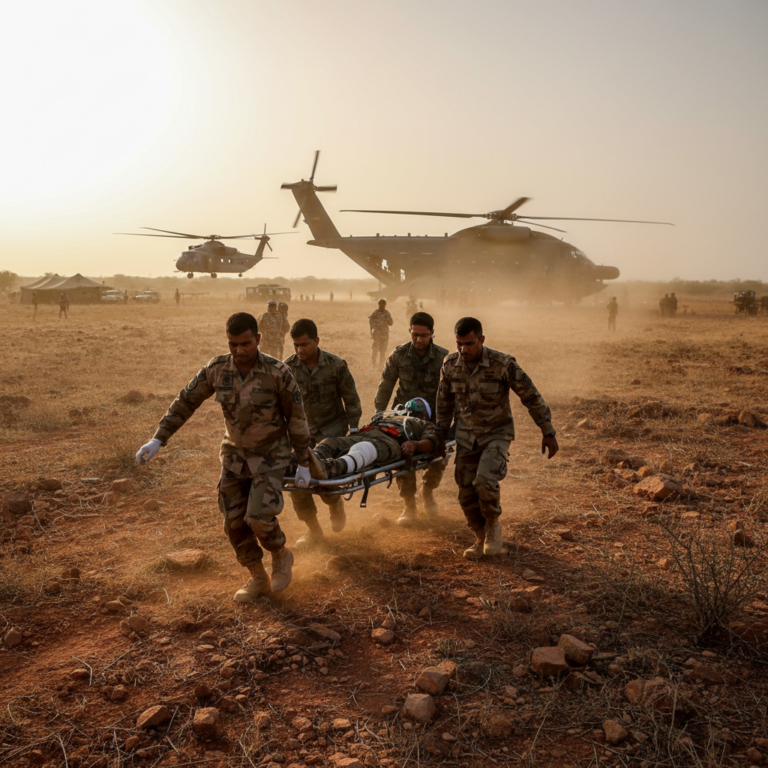 ಬಳ್ಳಾರಿ ಬಳಿ ಪ್ಯಾರಾ ತರಬೇತಿ ವೇಳೆ ಅವಘಡ: ಗಾಯಾಳು ಯೋಧ ಬೆಂಗಳೂರಿಗೆ ಏರ್‌ಲಿಫ್ಟ್