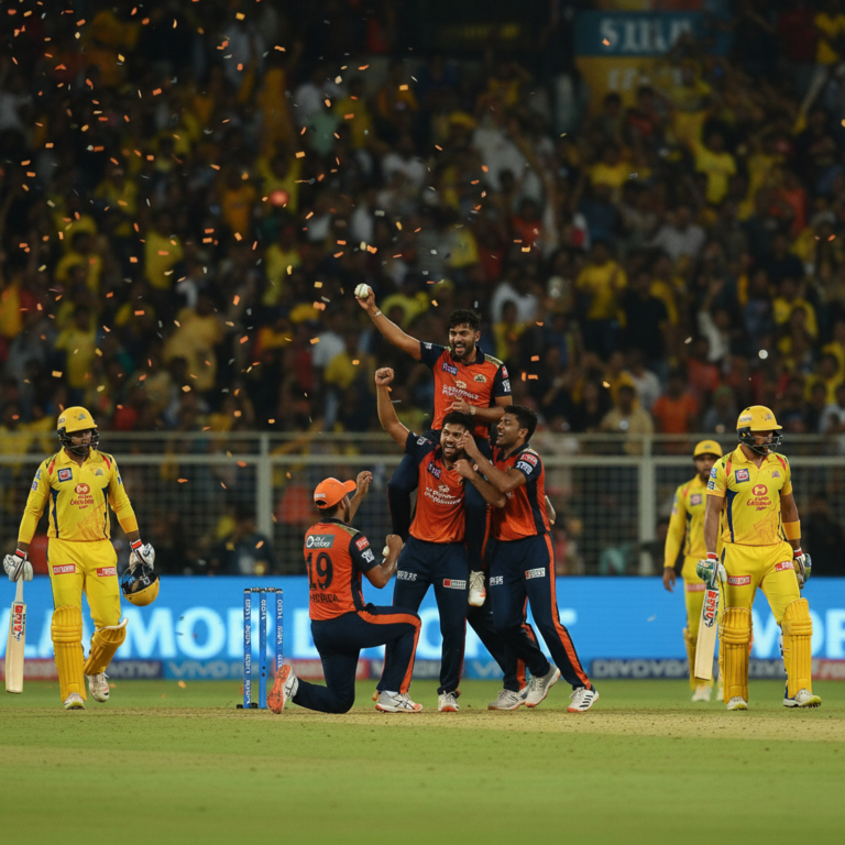 ರೋಚಕ ಕದನದಲ್ಲಿ CSKಗೆ ಸೋಲು: ಅಂತಿಮ ಓವರ್‌ಗಳಲ್ಲಿ SRH ಬೌಲರ್‌ಗಳ ಕಮಾಲ್, 10 ರನ್‌ಗಳ ಜಯಭೇರಿ!