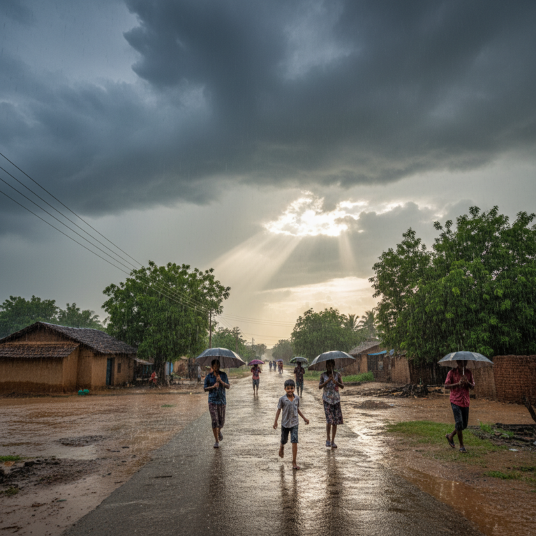 ಕೊಪ್ಪಳದಲ್ಲಿ ವರುಣನ ಕೃಪೆ: ಸುಡು ಬಿಸಿಲಿನಿಂದ ಕಂಗೆಟ್ಟಿದ್ದ ಜನತೆಗೆ ತಂಪೆರೆದ ಮಳೆ