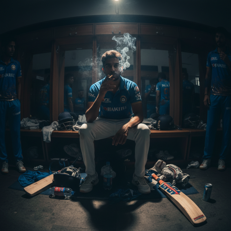 ಡ್ರೆಸ್ಸಿಂಗ್ ರೂಮ್‌ನಲ್ಲಿ ಧೂಮಪಾನ: ರಾಜಸ್ಥಾನ್ ರಾಯಲ್ಸ್ ನಾಯಕ ರಿಯಾನ್ ಪರಾಗ್ ವಿರುದ್ಧ ಶಿಸ್ತು ಕ್ರಮದ ಭೀತಿ?