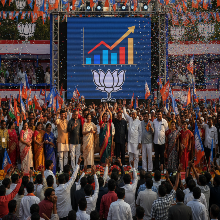 ಅಸ್ಸಾಂ ಚುನಾವಣಾ ಫಲಿತಾಂಶ 2026: ಸ್ಪಷ್ಟ ಬಹುಮತದತ್ತ ಬಿಜೆಪಿ ಮೈತ್ರಿಕೂಟ, ಕಮಲ ಪಾಳಯದಲ್ಲಿ ಸಂಭ್ರಮ