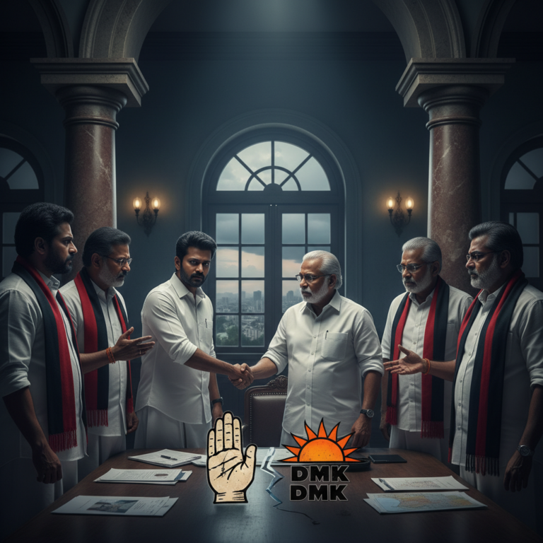 ತಮಿಳುನಾಡು ರಾಜಕೀಯದಲ್ಲಿ ಮಹಾ ಬಿಕ್ಕಟ್ಟು: ಡಿಎಂಕೆ ಮೈತ್ರಿ ತೊರೆದು ನಟ ವಿಜಯ್ ಜೊತೆ ಕೈಜೋಡಿಸಲಿದೆಯೇ ಕಾಂಗ್ರೆಸ್?