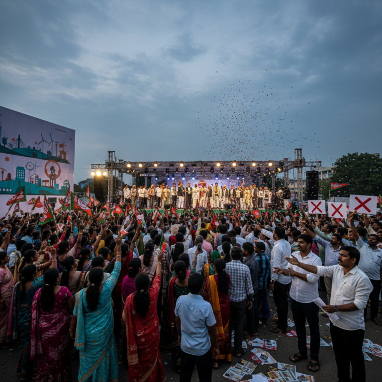 ಕಾಂಗ್ರೆಸ್ ಸರ್ಕಾರದ ಮೂರನೇ ವರ್ಷಾಚರಣೆ: ತುಮಕೂರಿನಲ್ಲಿ ಸಂಭ್ರಮ, ‘ಕಾಗದದಲ್ಲಷ್ಟೇ ಸಾಧನೆ’ ಎಂದ ಬಿಜೆಪಿ