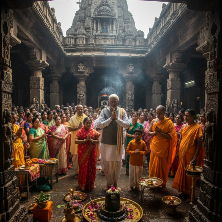 ಕರ್ನಾಟಕ ರಾಜ್ಯಪಾಲರಿಂದ ದೇವಘರ್‌ನ ಬಾಬಾ ಬೈದ್ಯನಾಥ ದೇಗುಲಕ್ಕೆ ಭೇಟಿ: ಕುಟುಂಬ ಸಮೇತ ವಿಶೇಷ ಪೂಜೆ